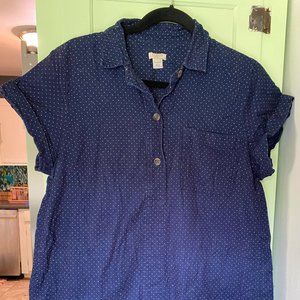 J. Crew Corduroy Shirt Dress